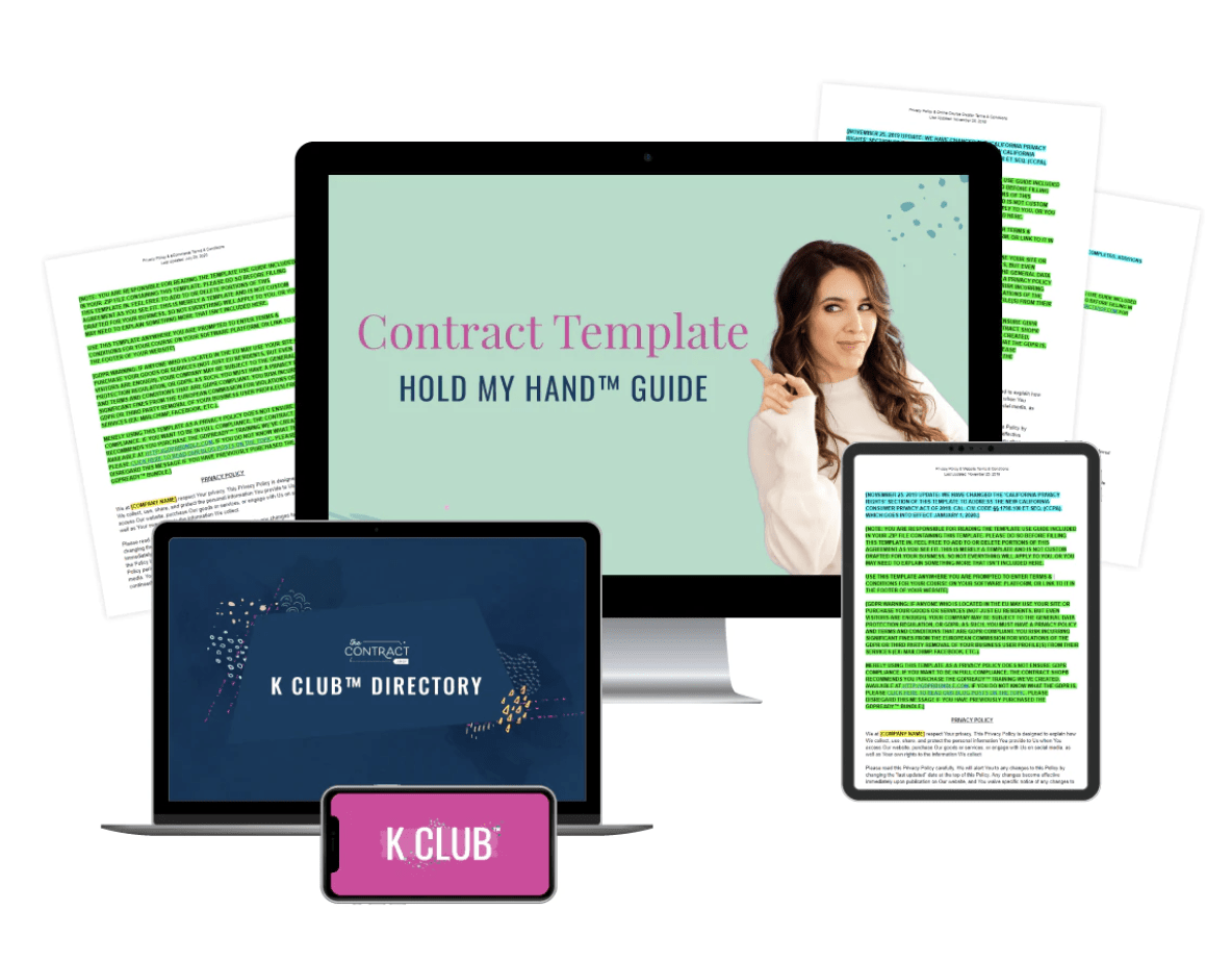 small business website needs t&c and privacy policy